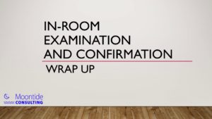 In Room Examination and Confirmation in spa retail sales wrap up